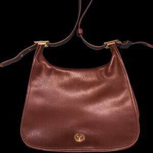 Vintage Coach Dark Brown Soho Leather Hobo bag #9718